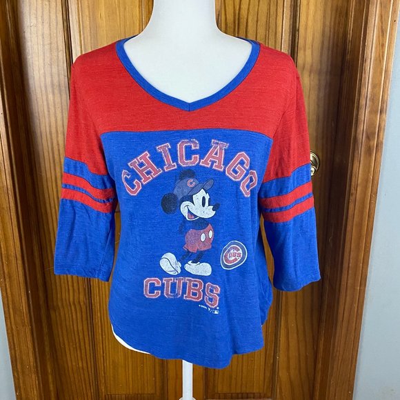 Fanatics Tops - Chicago Cubs Mickey Mouse shirt-size Large